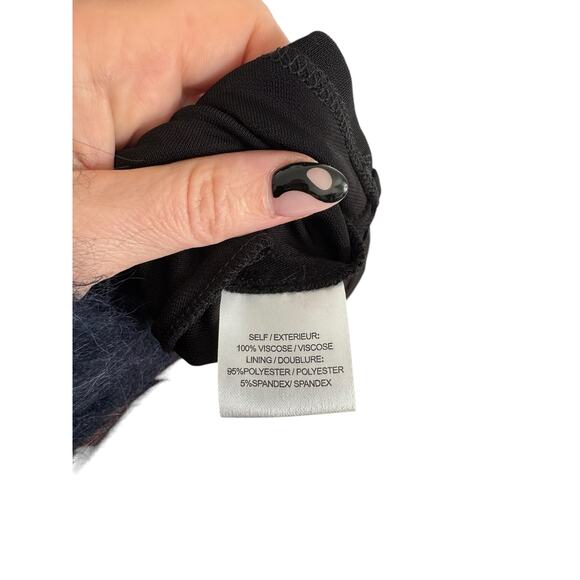 NWT The Westside Vivian Crepe Midi Dress Black‎ Small - Picture 8 of 9